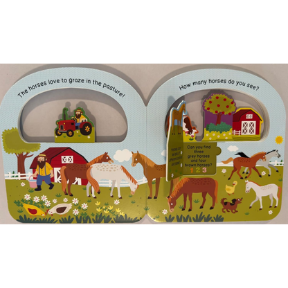 Taffy Tales Lift-The-Flap Board Book - On The Farm Look and Find