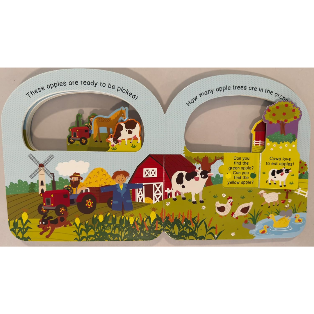 Taffy Tales Lift-The-Flap Board Book - On The Farm Look and Find