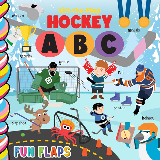 Taffy Tales Lift-The-Flap Board Book - Hockey ABC Fun Flaps