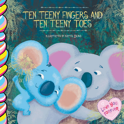 Taffy Tales Board Book - Ten Teeny Fingers and Ten Teeny Toes