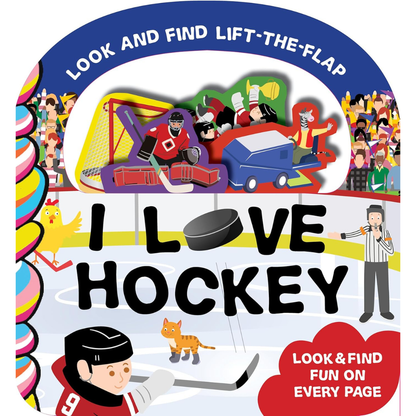 Taffy Tales Lift-The-Flap Board Book - I Love Hockey!