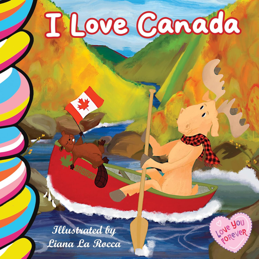 Taffy Tales Board Book - I Love Canada (9 x 9 in)