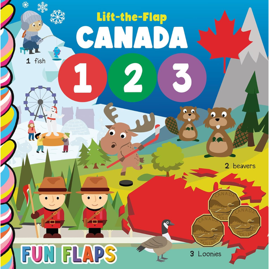 Taffy Tales Lift-The-Flap Board Book - Canada 123 Fun Flaps Interactive