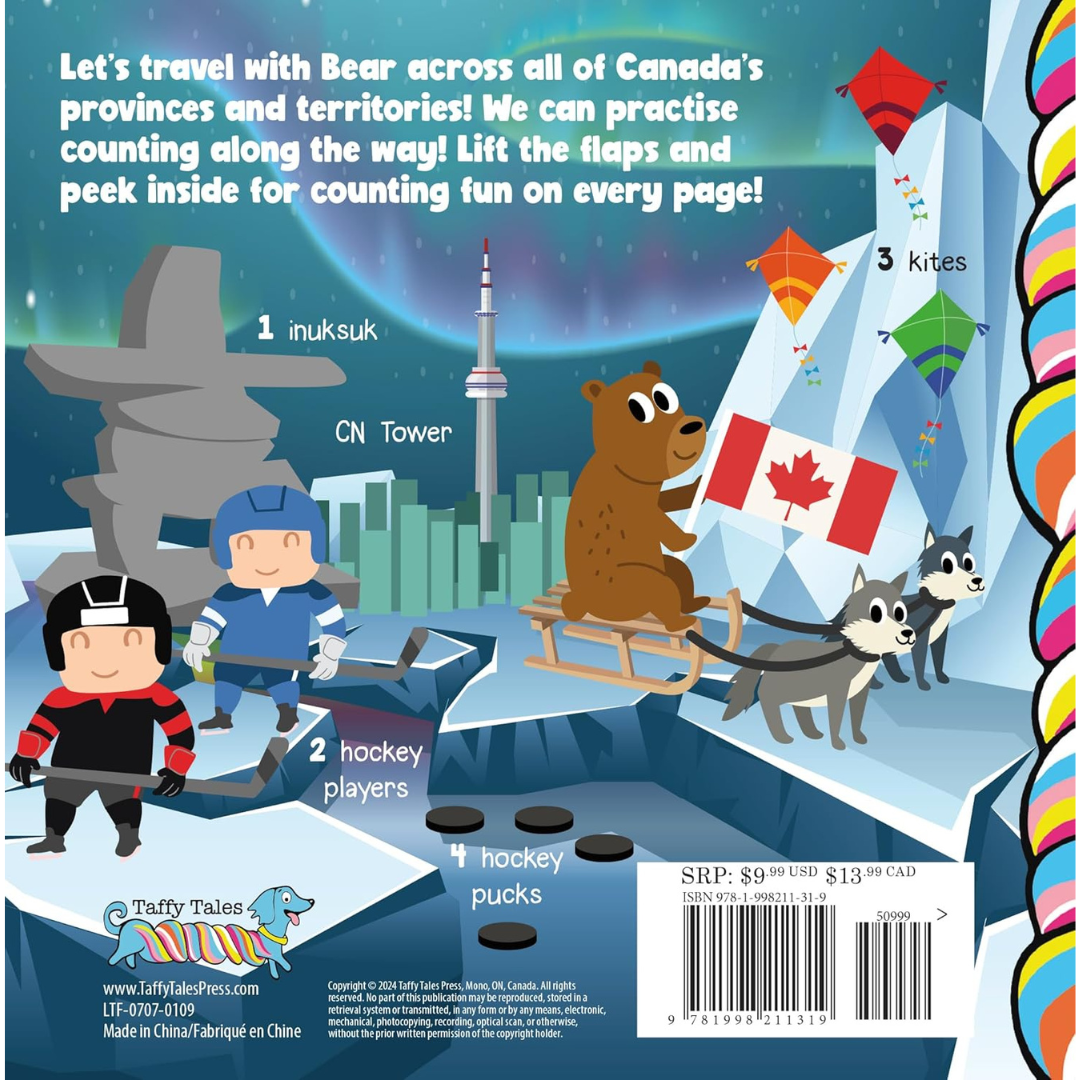 Taffy Tales Lift-The-Flap Board Book - Canada 123 Fun Flaps Interactive