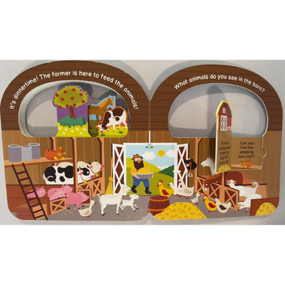 Taffy Tales Lift-The-Flap Board Book - On The Farm Look and Find