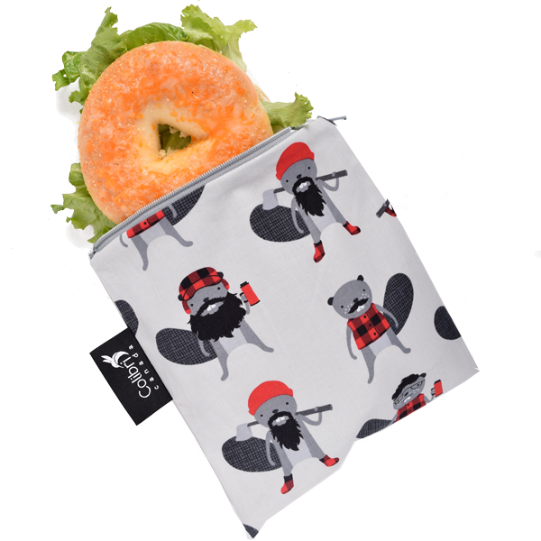 Colibri Reusable Large Snack Bag -  Beaver