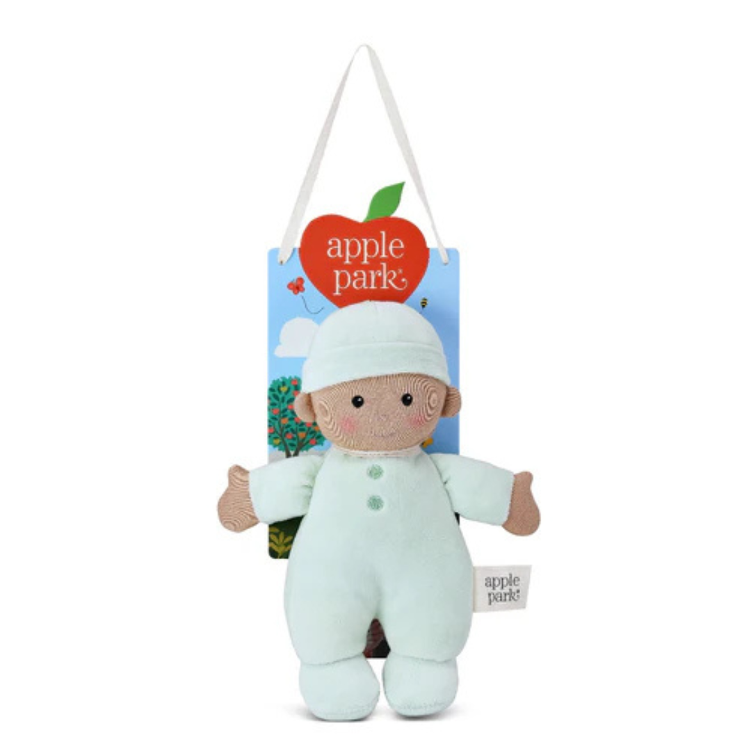 Apple Park Organic Baby First Doll - Mint