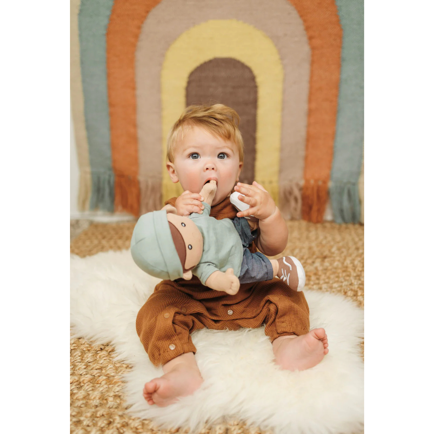 Apple Park Organic Dress Up  Doll - Park Friends Levi