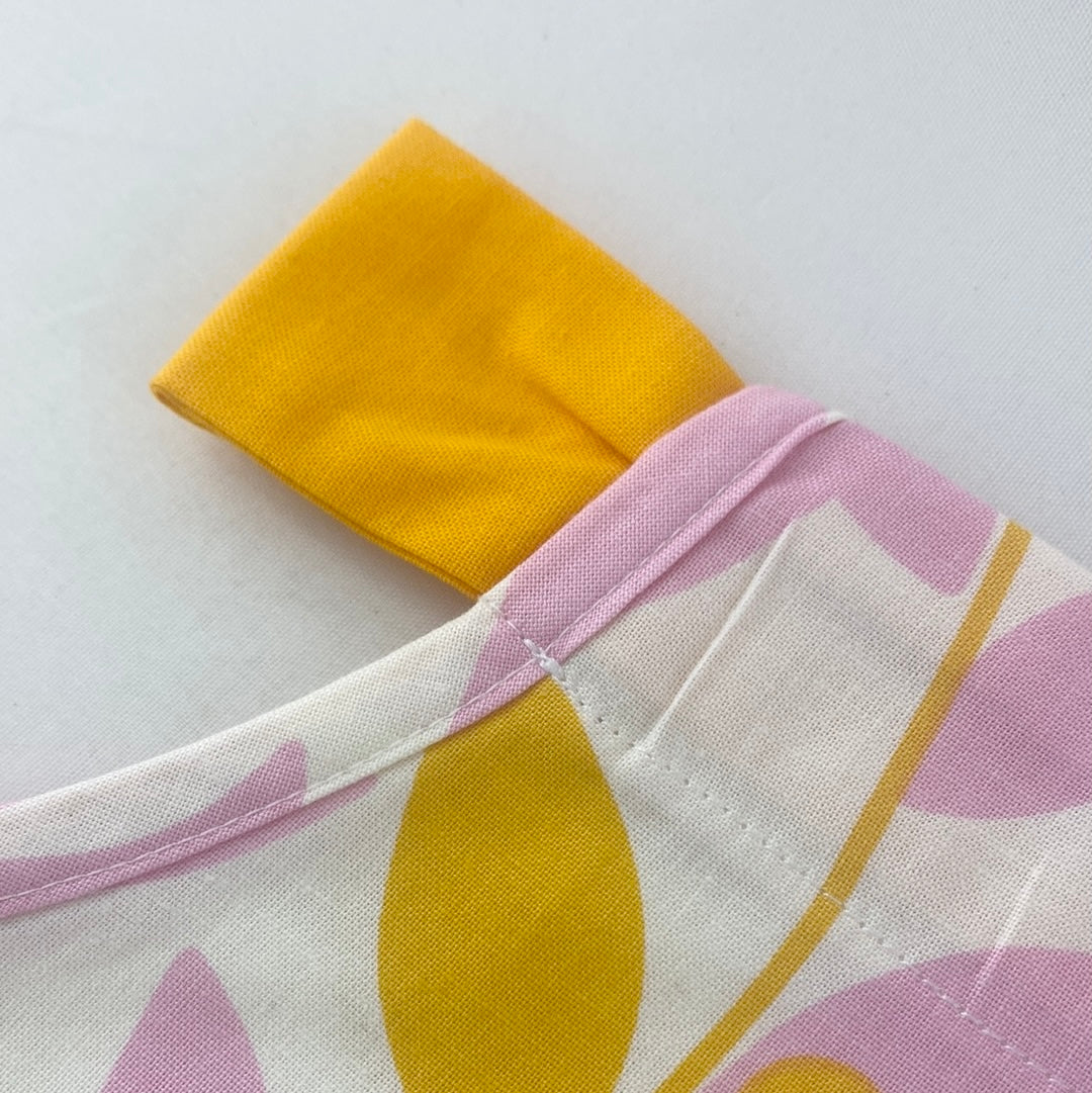 Binksy and Bobo Sash Top (Willow Pink w/Mango Sash)