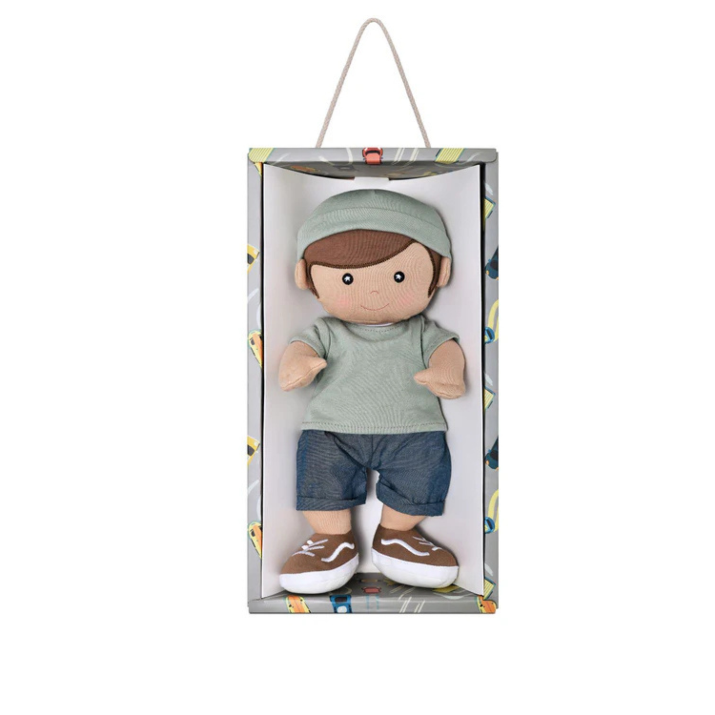Apple Park Organic Dress Up  Doll - Park Friends Levi