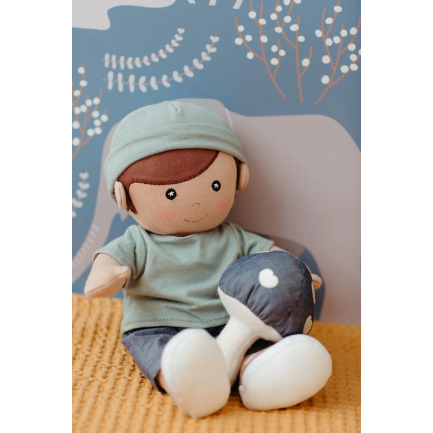 Apple Park Organic Dress Up  Doll - Park Friends Levi