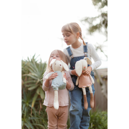 Apple Park Organic Cotton Knit Plush Toy - Finn Bunny
