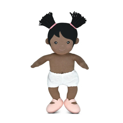 Apple Park Organic Dress Up Doll - Mia in Dusty Rose