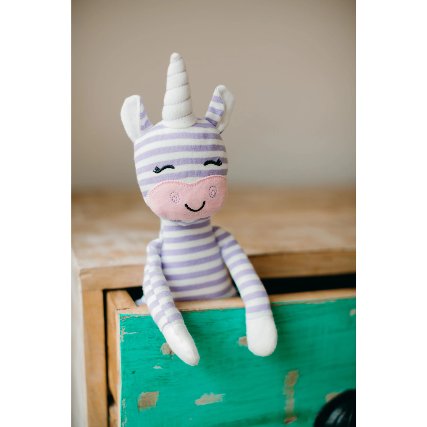Organic Farm Buddies Plush Toy - Cupcake the Unicorn