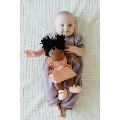 Apple Park Organic Dress Up Doll - Mia in Dusty Rose
