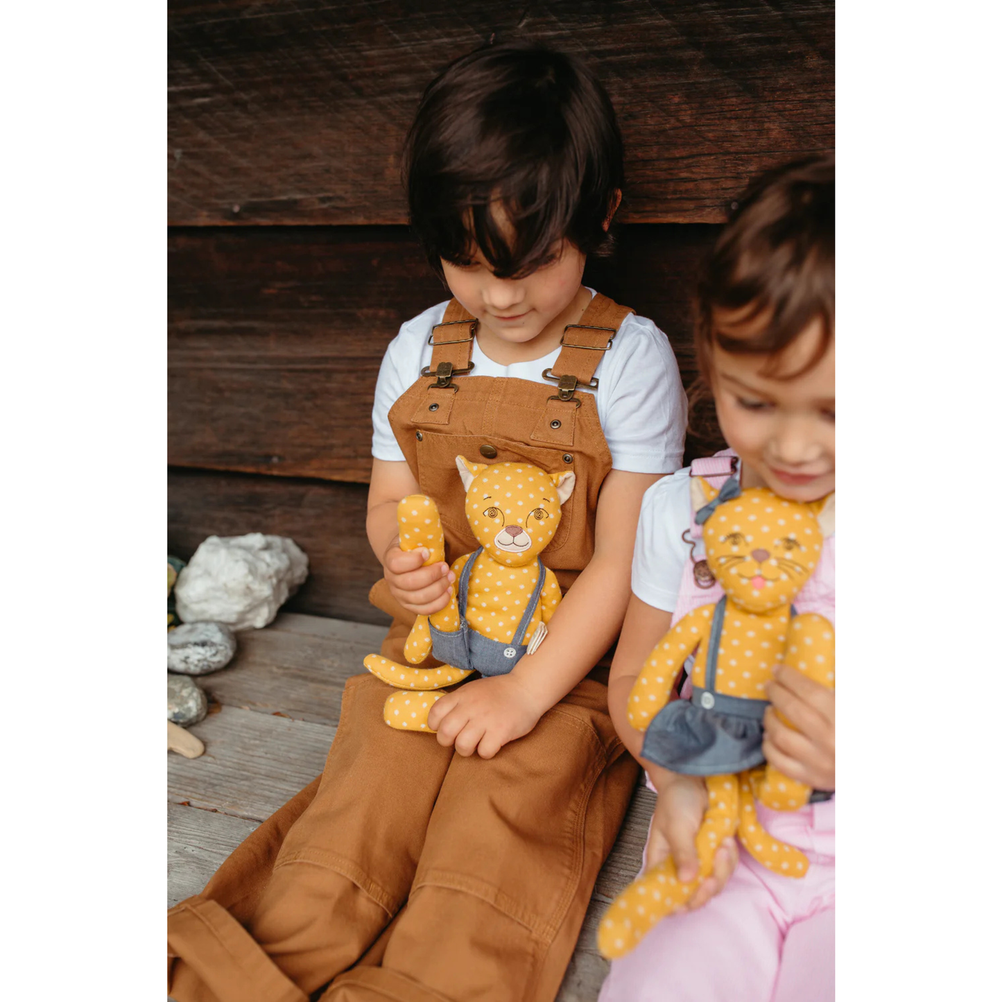 Organic Farm Buddies Organic Cotton Plush Toy - Charlie Cheetah 14"