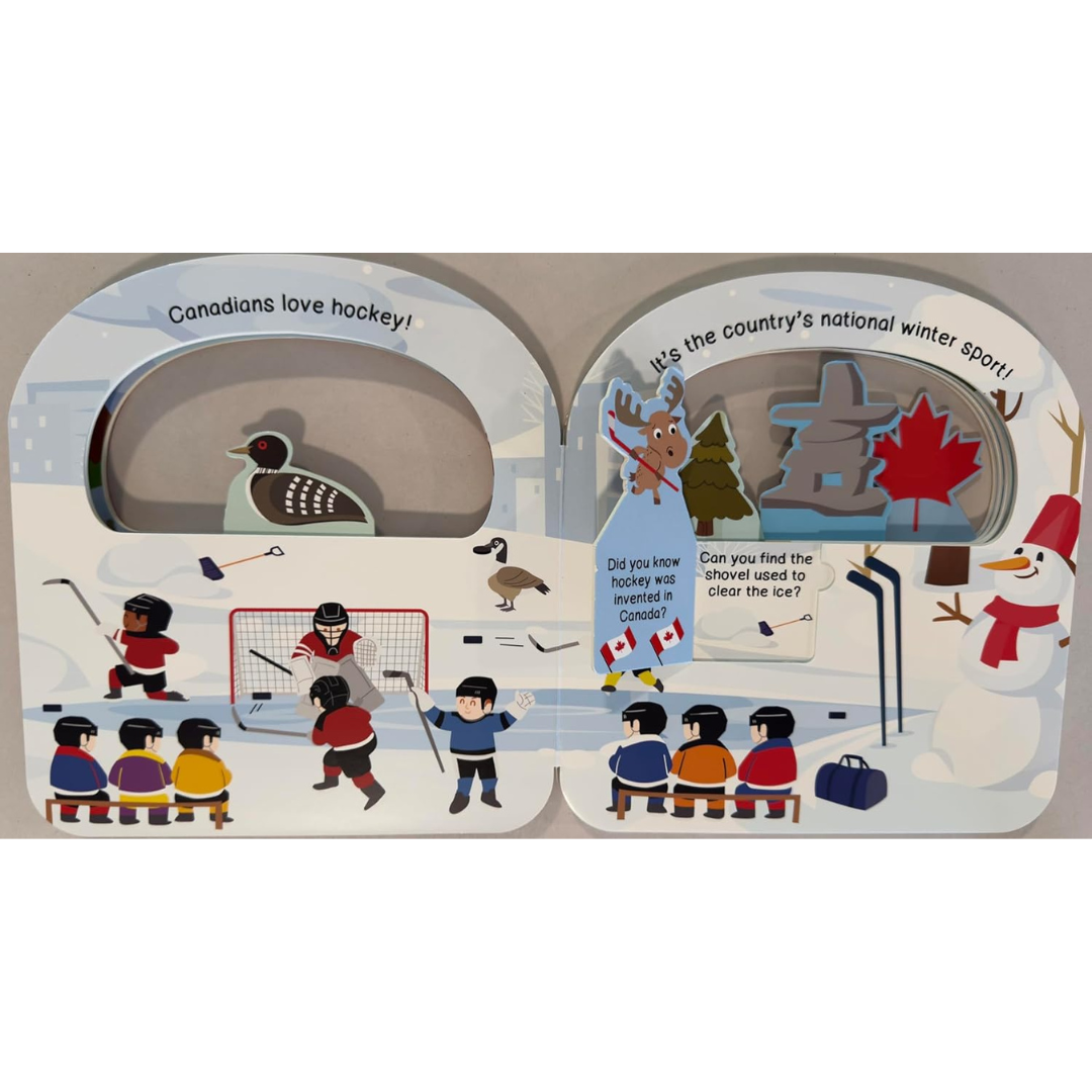 Taffy Tales Lift-the-Flap Board Book - Oh, Canada! Look and Find