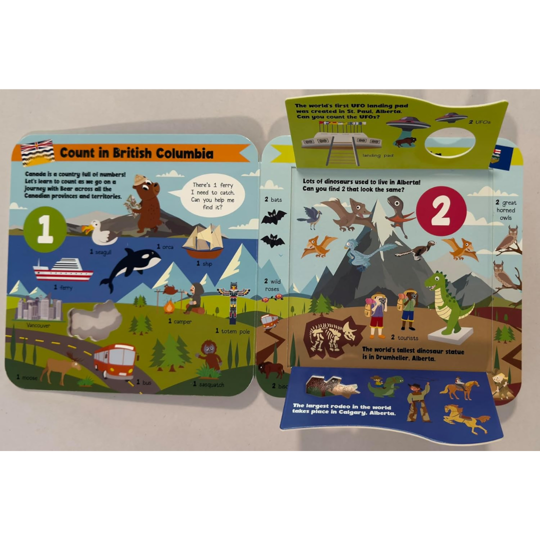 Taffy Tales Lift-The-Flap Board Book - Canada 123 Fun Flaps Interactive