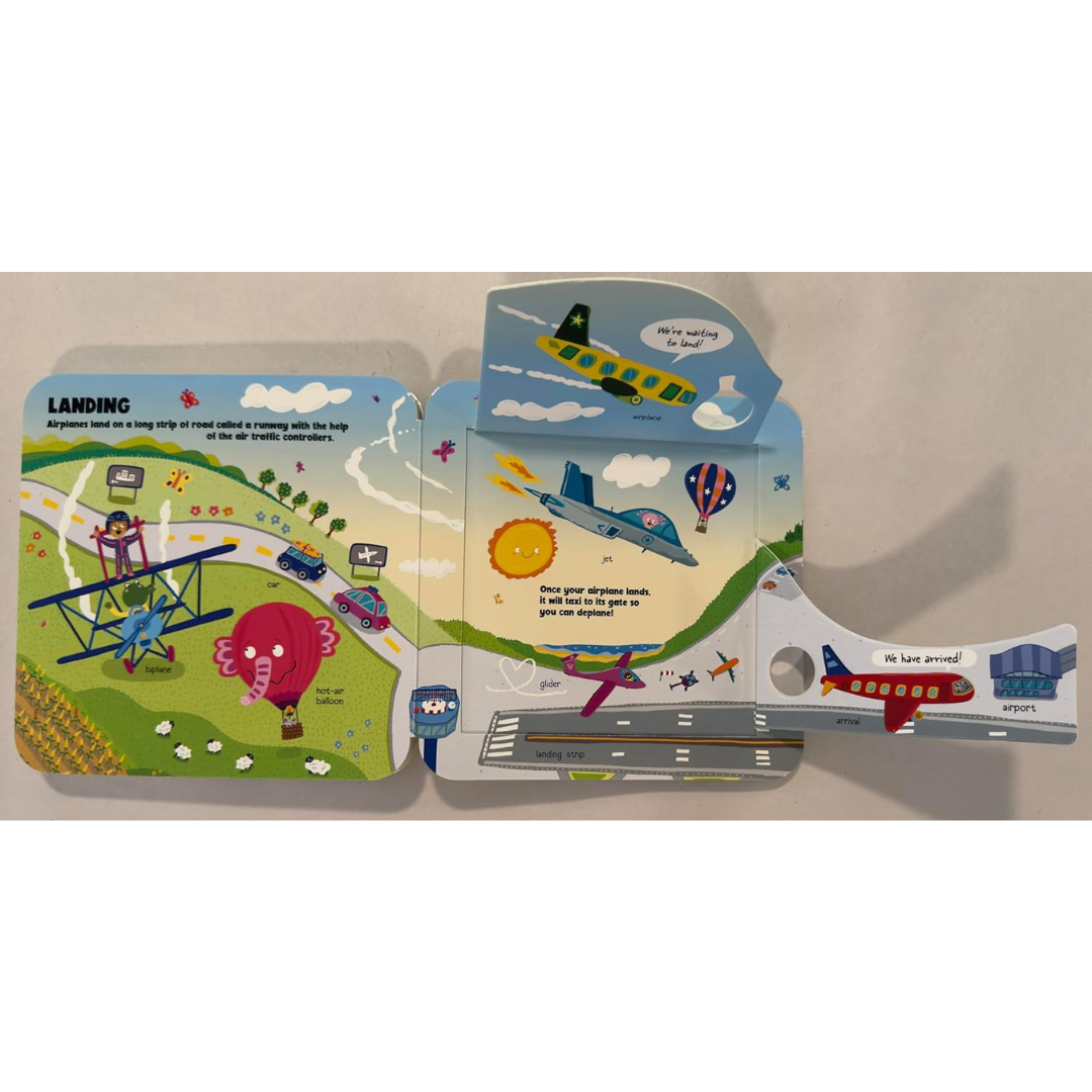 Taffy Tales Lift-The-Flap Board Book - Planes Fun Flaps