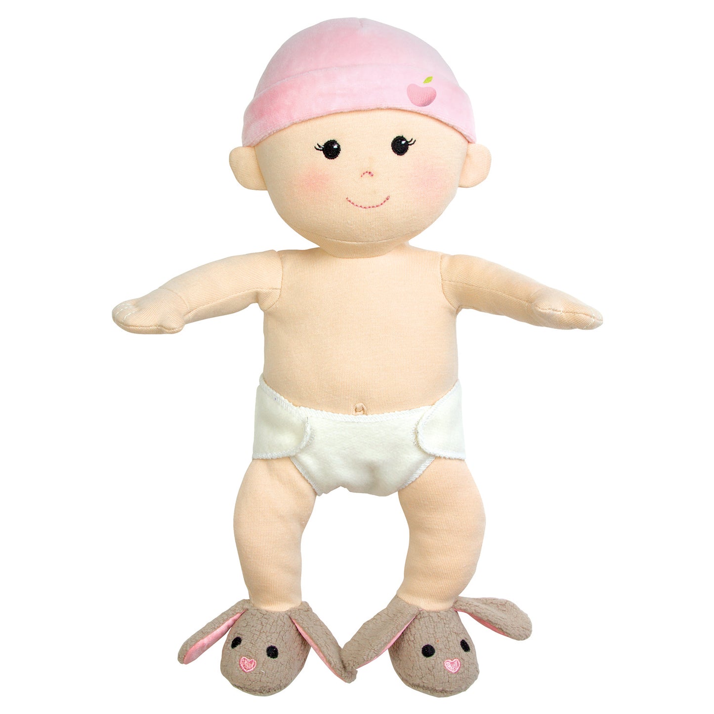 Apple Park Organic Dress Up Doll - Baby Girl