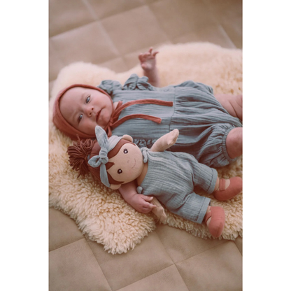 Apple Park Organic Dress Up Doll - Park Friend Paloma (Teal)