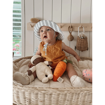 Apple Park Organic Baby First Doll - Cream