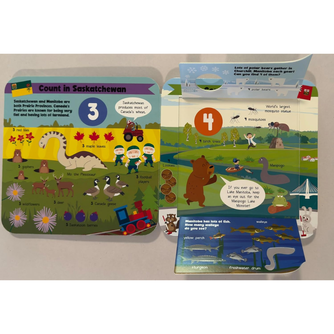 Taffy Tales Lift-The-Flap Board Book - Canada 123 Fun Flaps Interactive