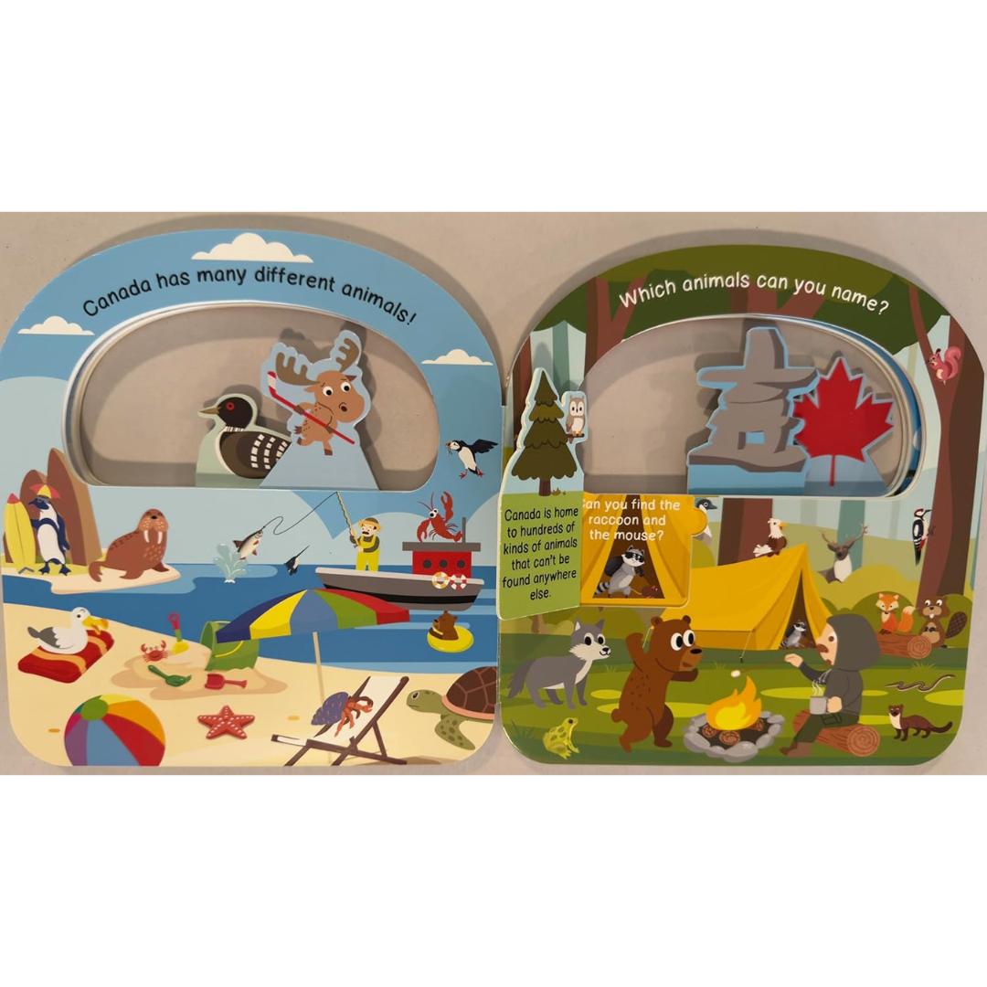 Taffy Tales Lift-the-Flap Board Book - Oh, Canada! Look and Find