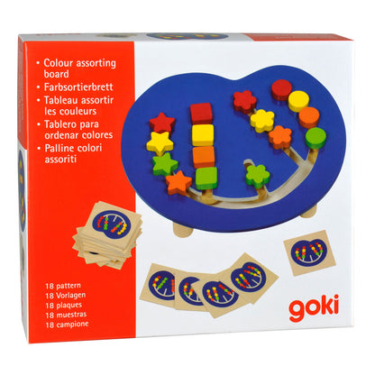 Goki Wooden Colour Assorting Board