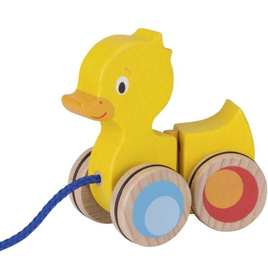 Goki Wooden Pull- Along Duck