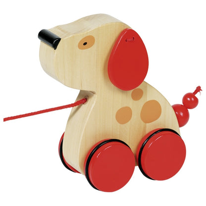 Goki Wooden Pull-Along Dog (Luhna)