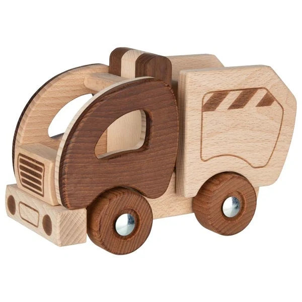 Goki Nature Wooden Garbage truck