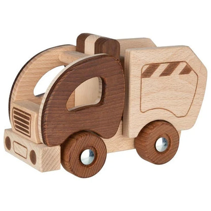 Goki Nature Wooden Garbage truck
