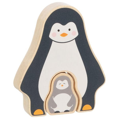Goki Wooden Stand-up puzzle penguin
