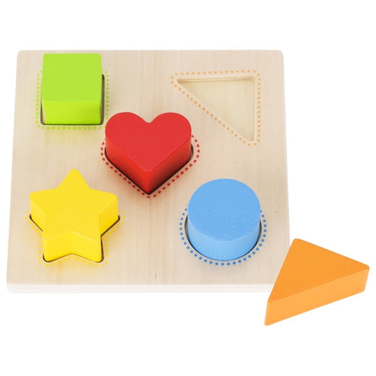 Goki Wooden Colour and Shape Assorting Board