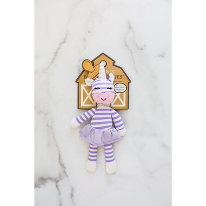 Organic Farm Buddies Plush Toy - Cupcake the Unicorn