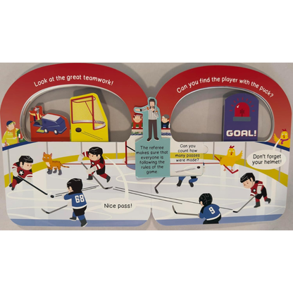 Taffy Tales Lift-The-Flap Board Book - I Love Hockey!