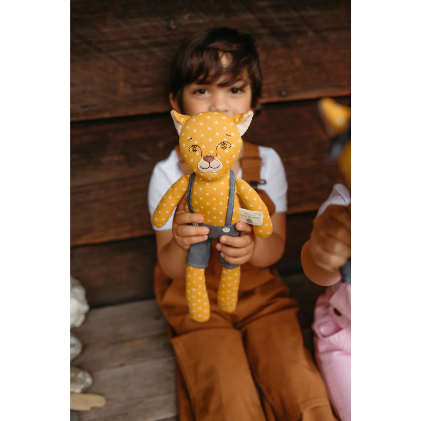 Organic Farm Buddies Organic Cotton Plush Toy - Charlie Cheetah