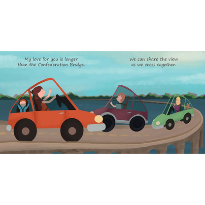 Taffy Tales Board Book - I Love You From Labrador To Vancouver Island