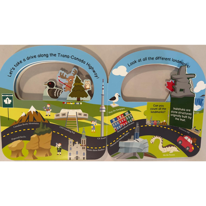 Taffy Tales Lift-the-Flap Board Book - Oh, Canada! Look and Find