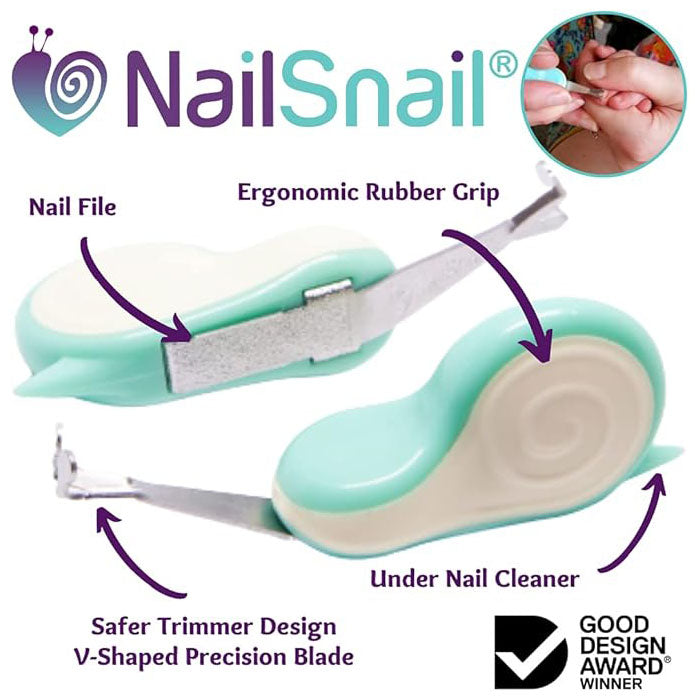Nail Snail 3-in-1 Baby Nail Trimmer