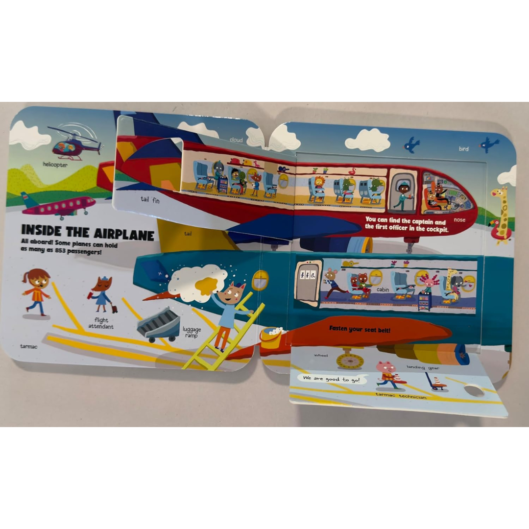 Taffy Tales Lift-The-Flap Board Book - Planes Fun Flaps