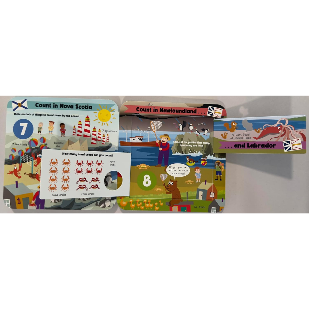 Taffy Tales Lift-The-Flap Board Book - Canada 123 Fun Flaps Interactive