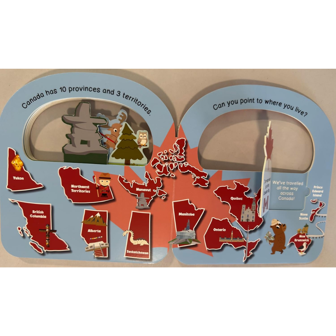 Taffy Tales Lift-the-Flap Board Book - Oh, Canada! Look and Find