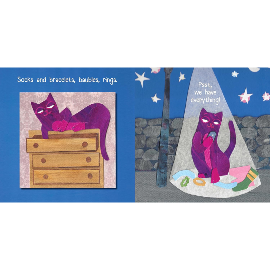 Taffy Tales Board Book - Cats At Night