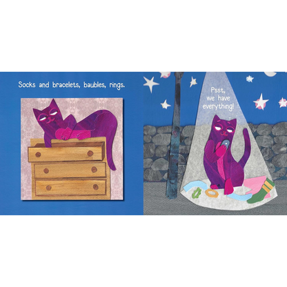 Taffy Tales Board Book - Cats At Night