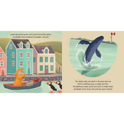 Taffy Tales Board Book - Goodnight, Canada