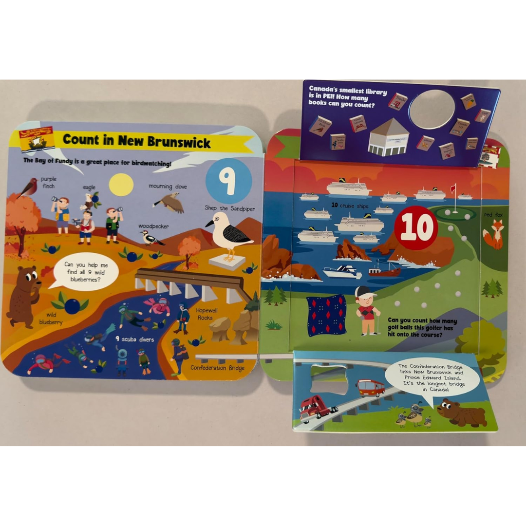Taffy Tales Lift-The-Flap Board Book - Canada 123 Fun Flaps Interactive