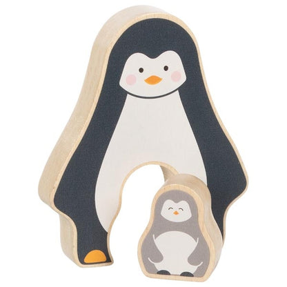 Goki Wooden Stand-up puzzle penguin