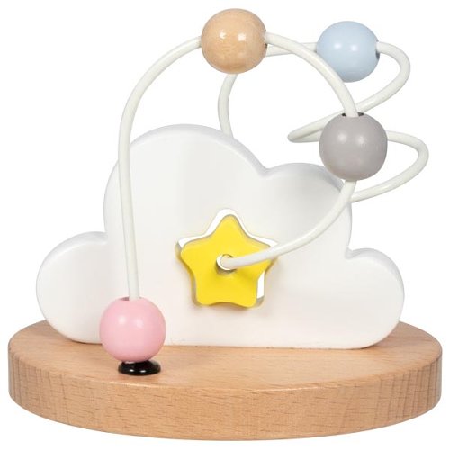 Goki Wooden Bead maze Star cloud